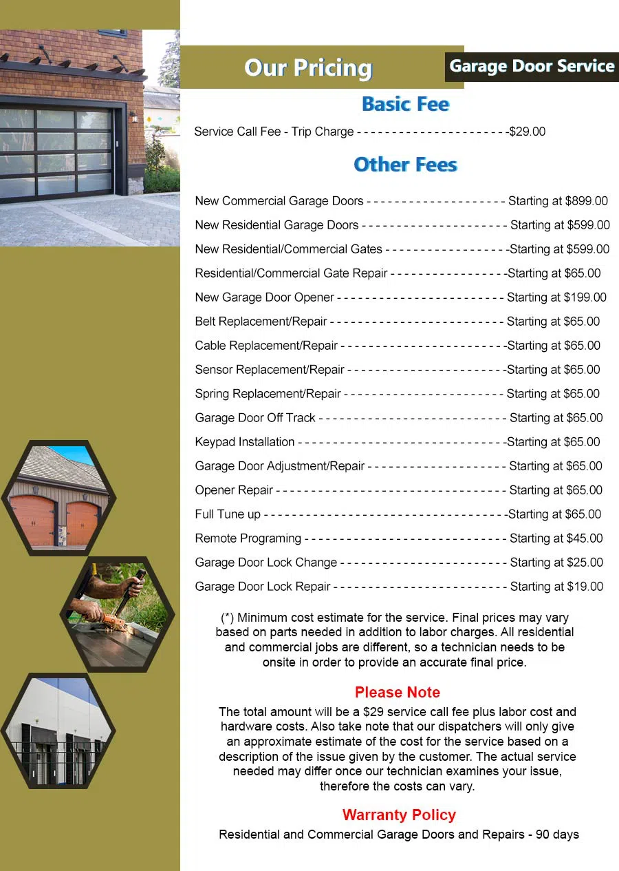 Security Garage Door Repairs Orlando, FL 407-545-3613